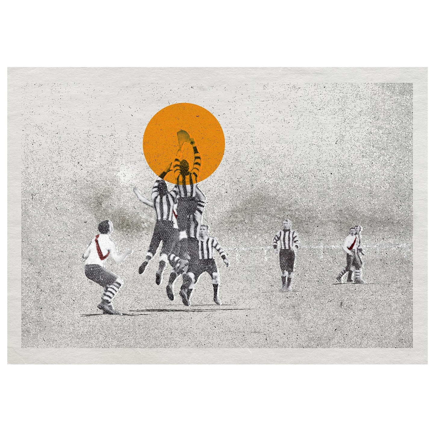 The Aerialists – unframed sporting artwork, open edition print | Fisher Classics