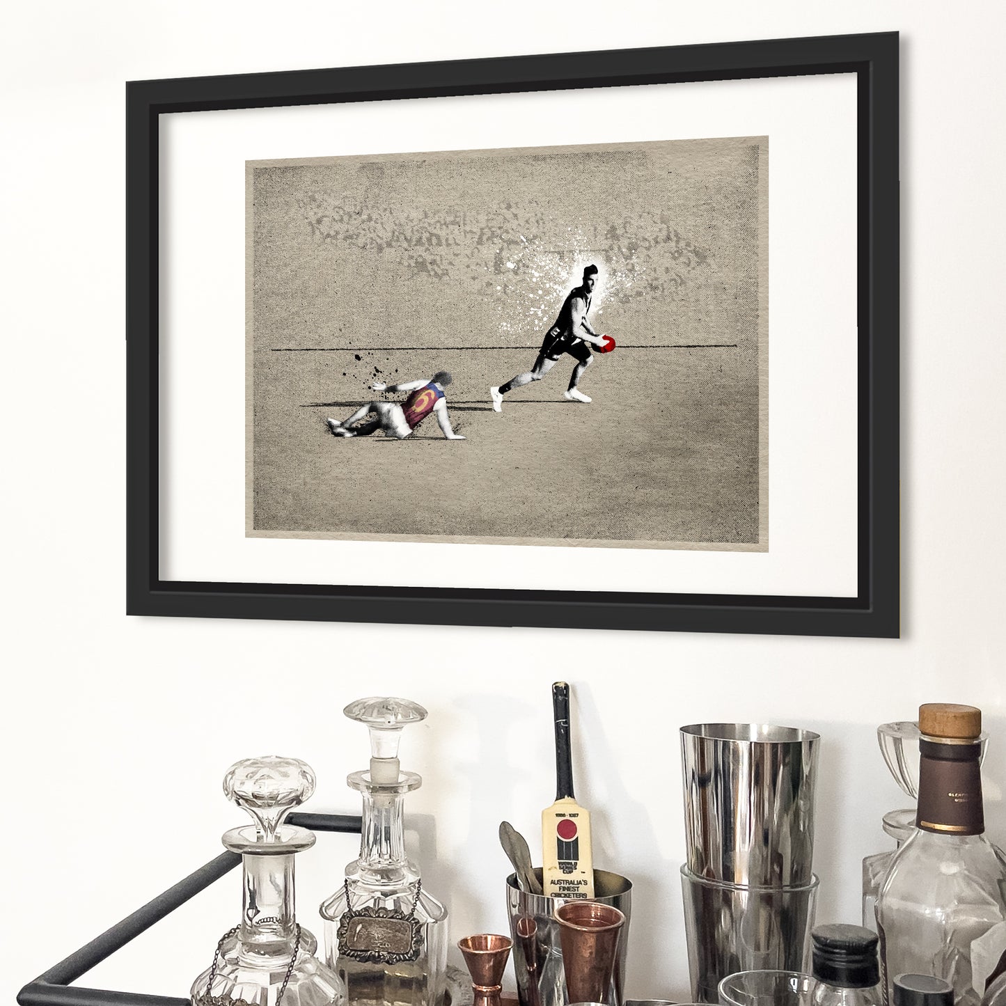 Sports art for design lovers – Craft Mastery in custom framing