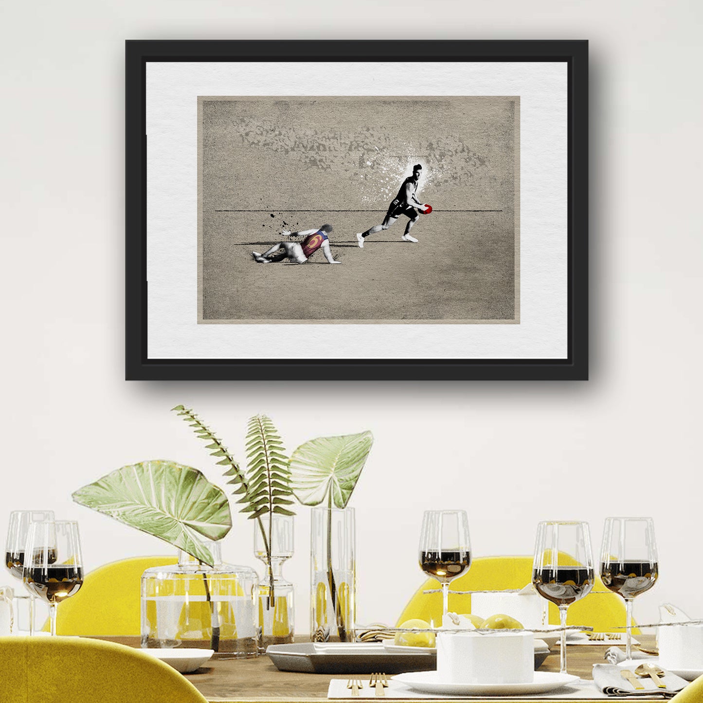 Craft Mastery wall print – framed for man cave design excellence