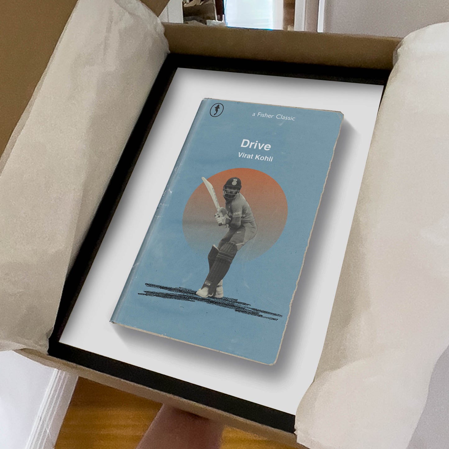 Virat Kohli artwork in packaging ‚ ideal cricket gift for fans