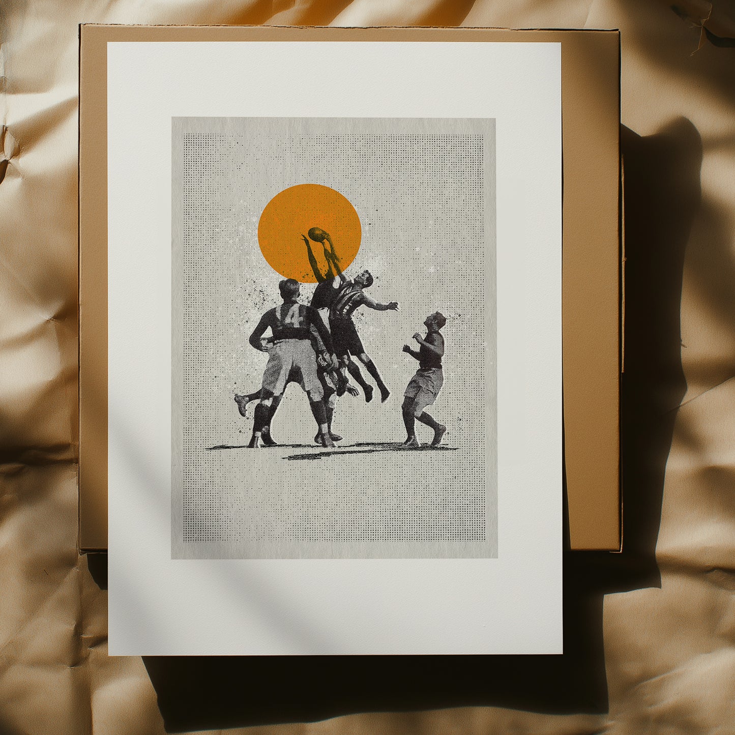 Hostilities – archival style sports print from Sporting Life | Fisher Classics