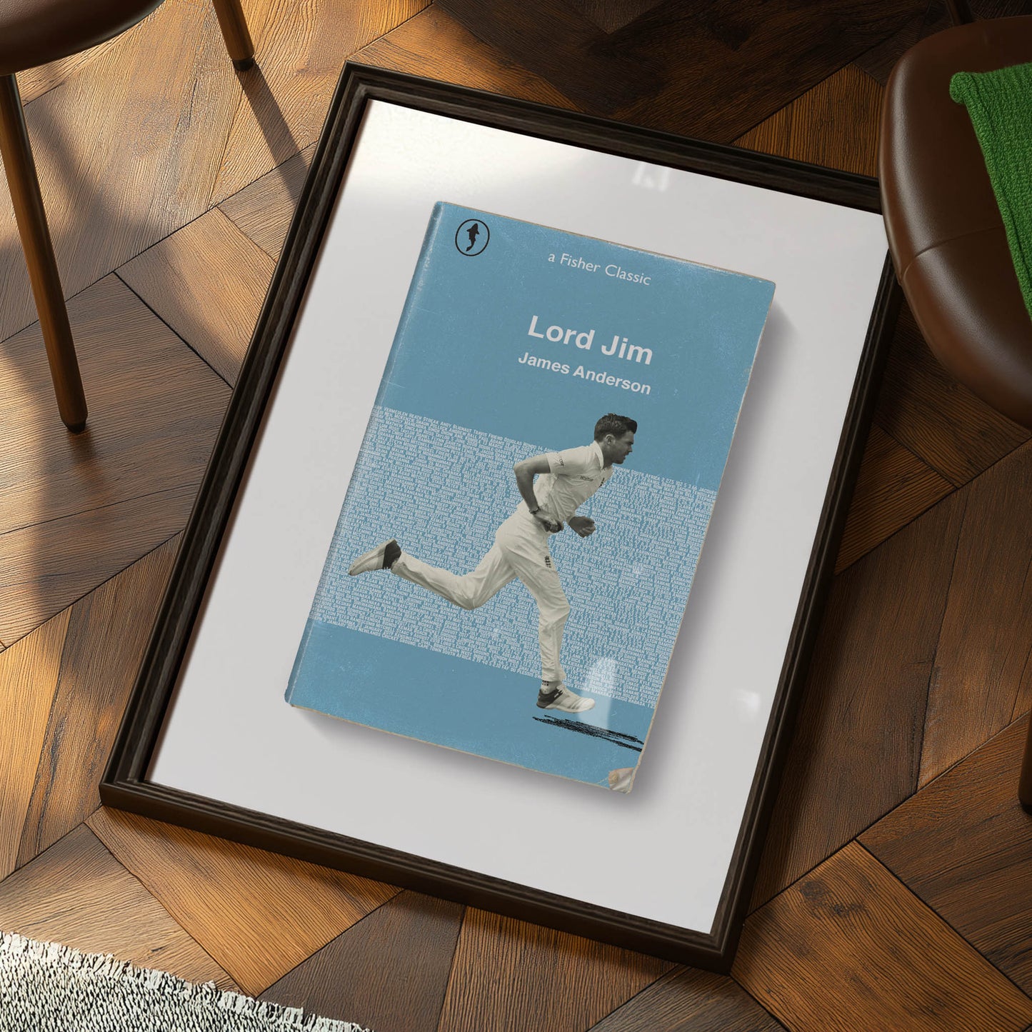 James Anderson artwork displayed in a lounge ‚ stylish alternative to man cave decor