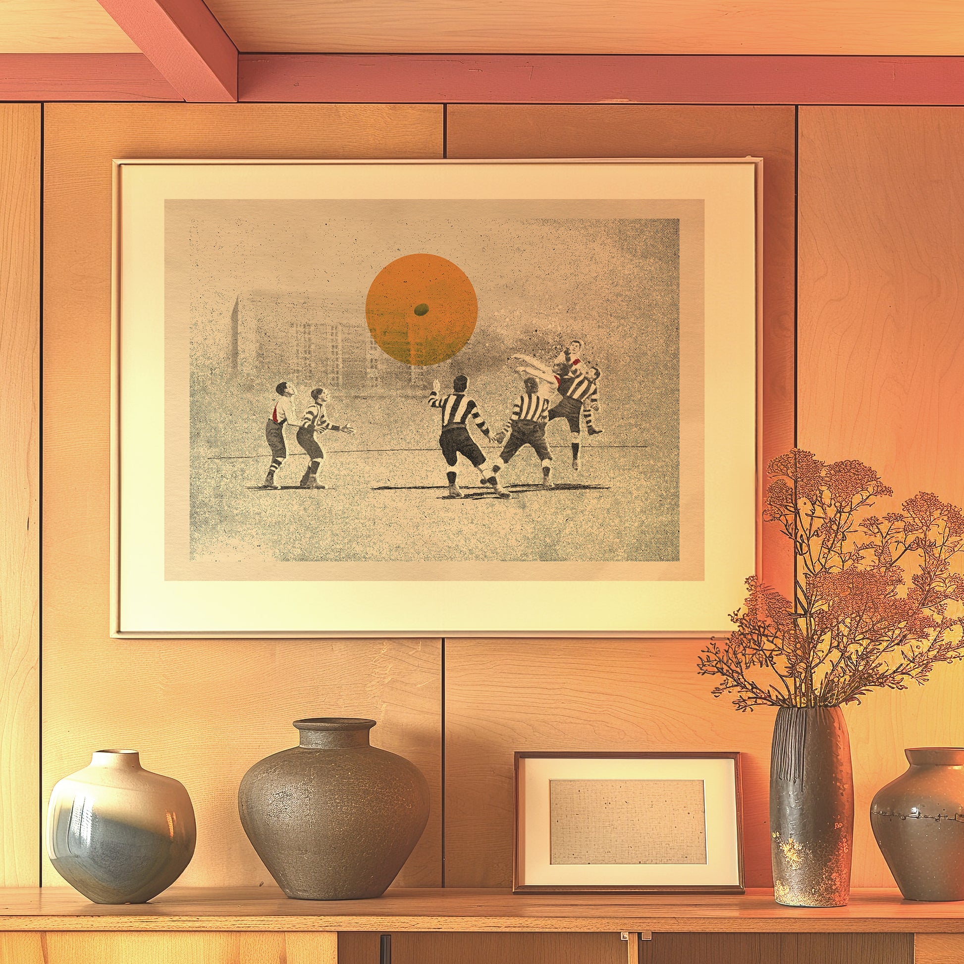 At the Contest – cool man cave framed artwork print | Fisher Classics