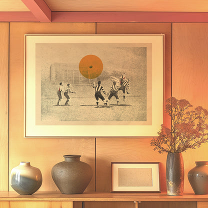 At the Contest – cool man cave framed artwork print | Fisher Classics