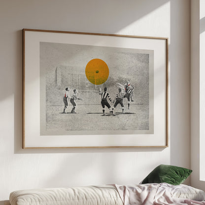 At the Contest – framed sports artwork studio shot | Fisher Classics