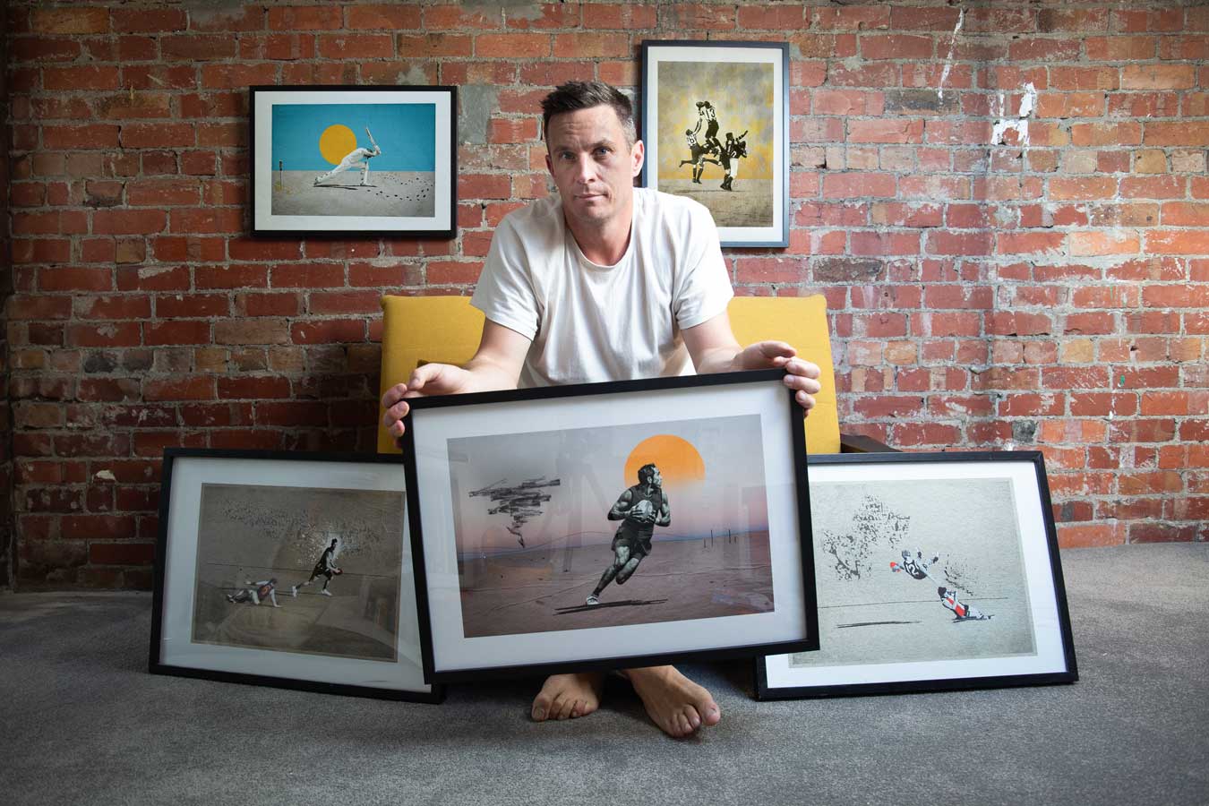 Meet the Fisher Classics artist behind the sports art prints shop
