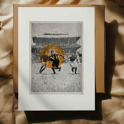 Chase – heritage football artwork print | Fisher Classics