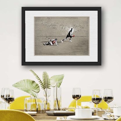 Craft Mastery wall print – framed for man cave design excellence