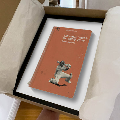 Opening Maxwell artwork – ideal gift for cricket fans