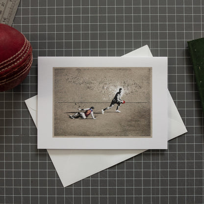 Craft Mastery footy greeting card with envelope by Fisher Classics.