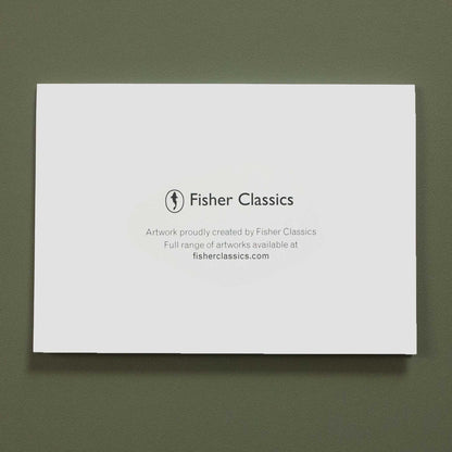 Fisher Classics horizontal greeting card.