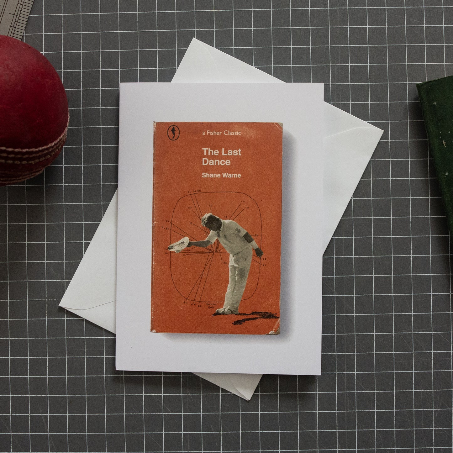 The Last Dance cricket greeting card with envelope by Fisher Classics.