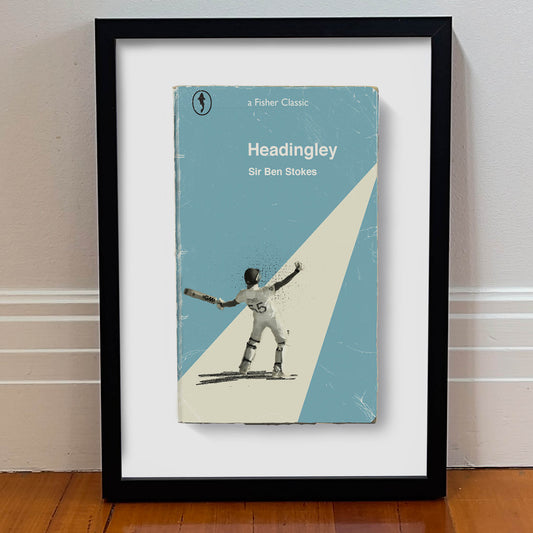 Framed artwork of Ben Stokes ‚ ideal for modern man cave design
