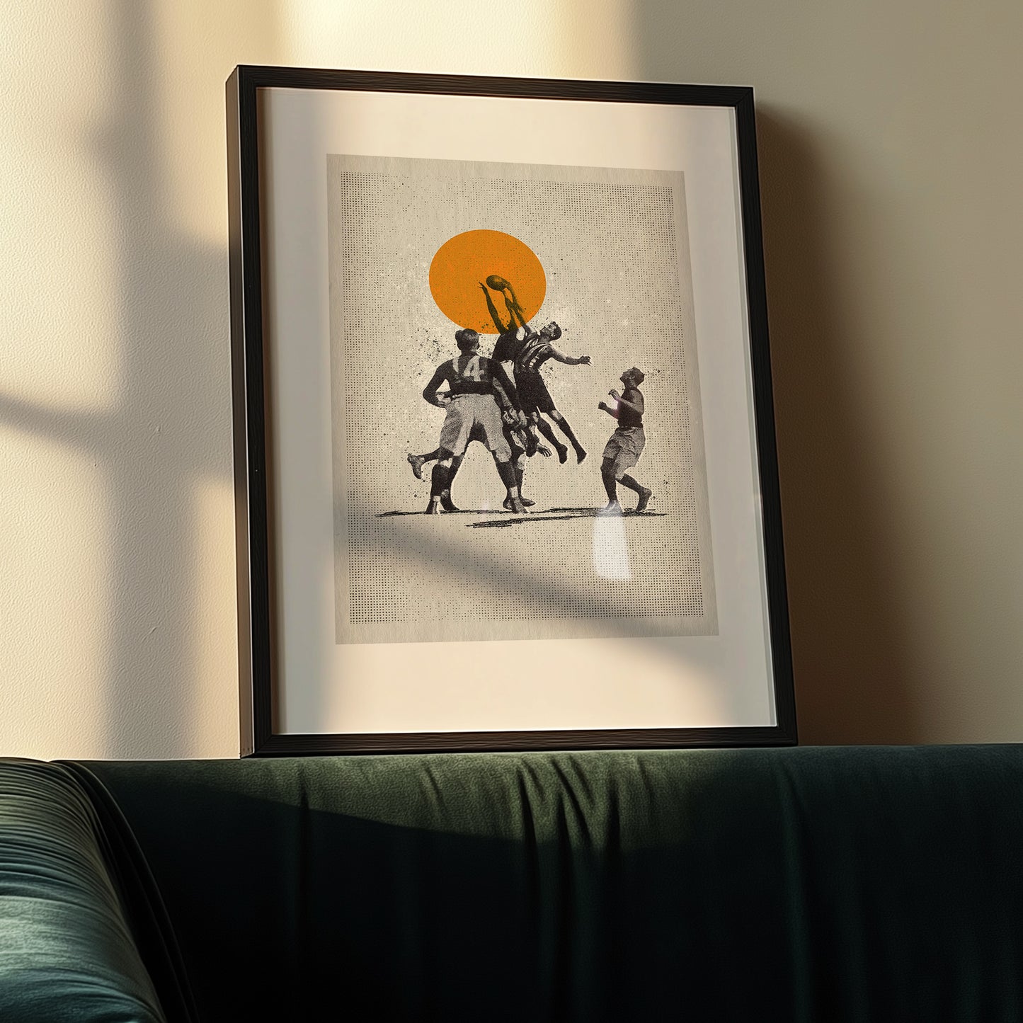 Hostilities – contemporary man cave sports print | Fisher Classics