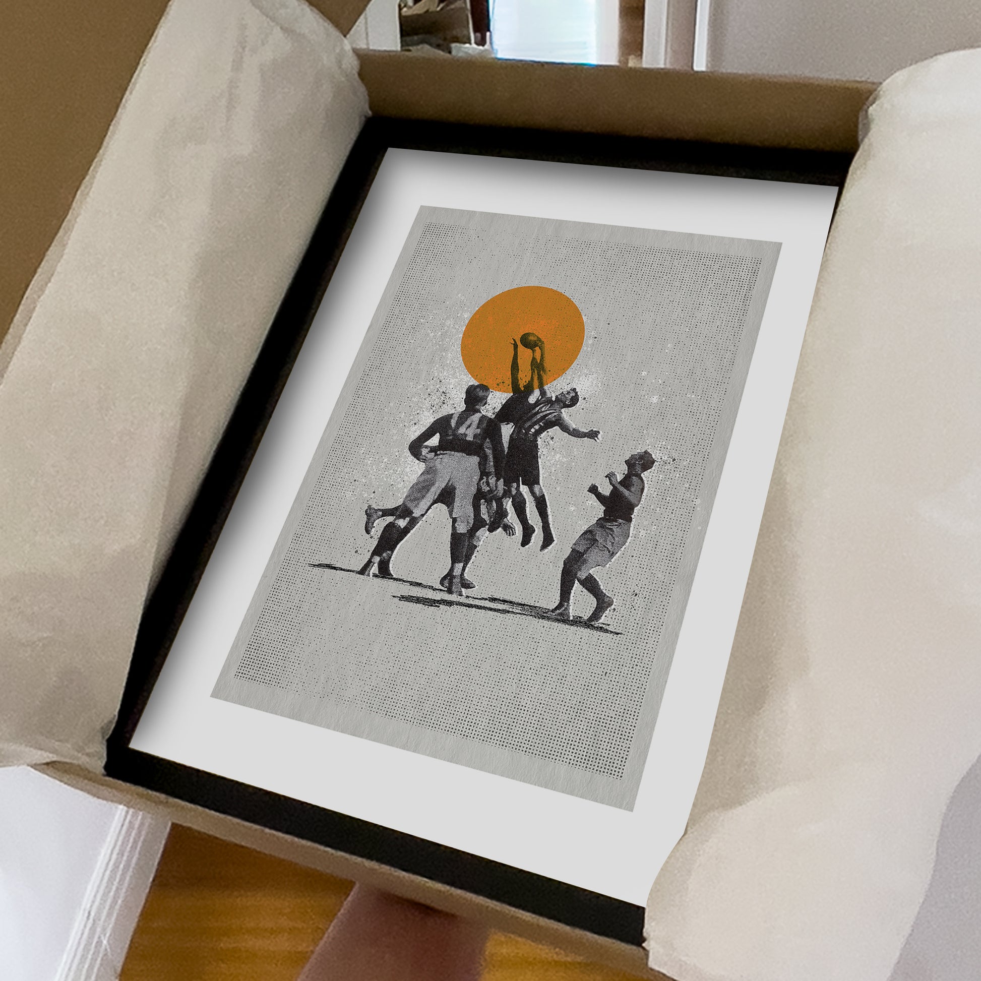 Hostilities – archival style sports print from Sporting Life | Fisher Classics