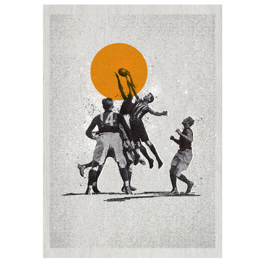 Hostilities – unframed football print, open edition | Fisher Classics