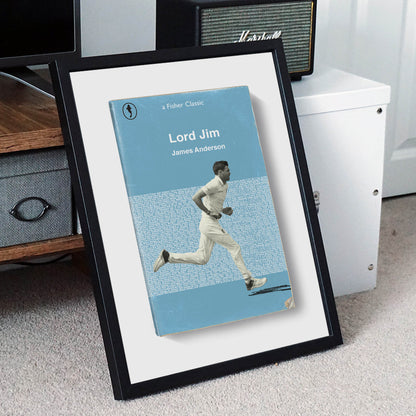 Side view of framed James Anderson print ‚ classic man cave wall art