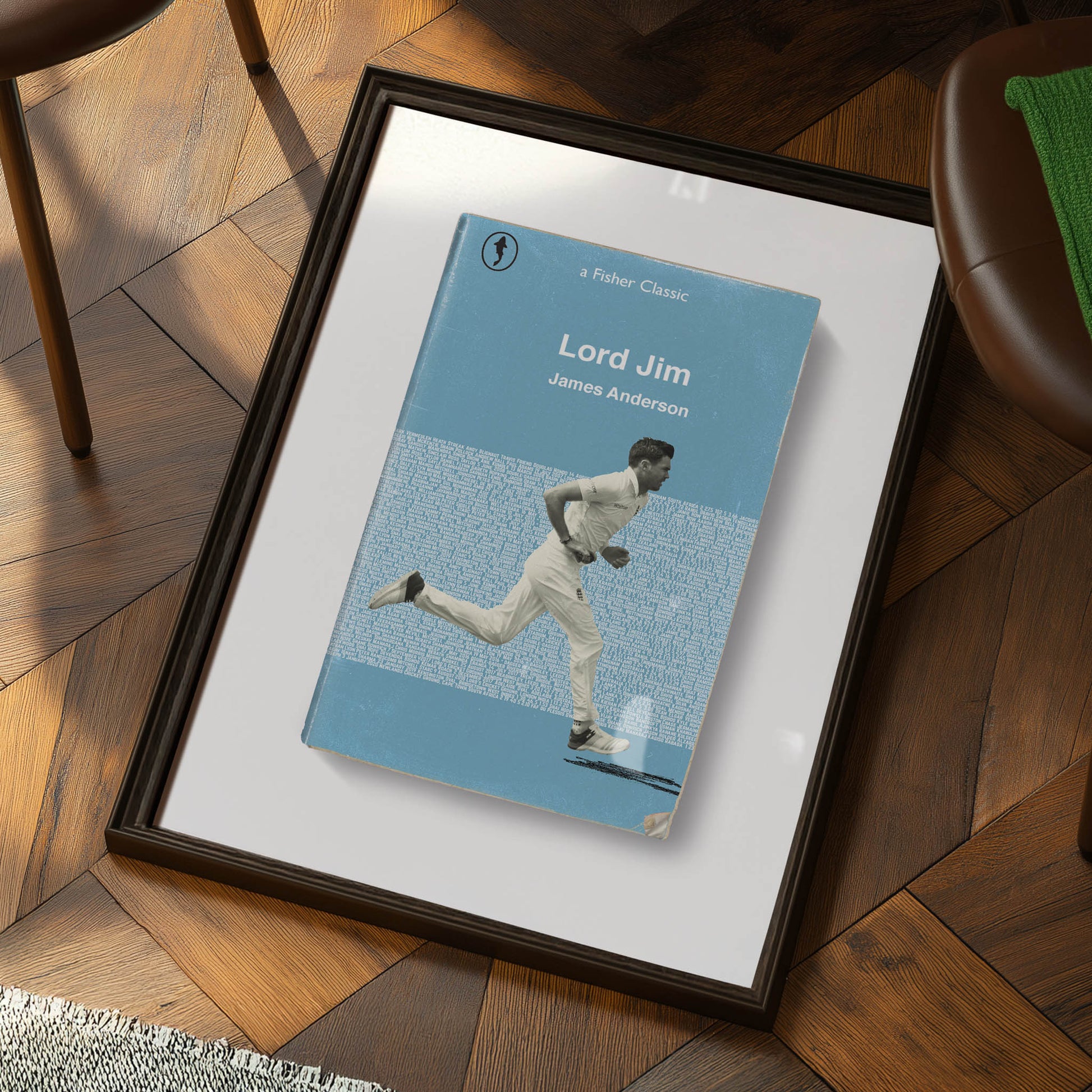 James Anderson artwork displayed in a lounge ‚ stylish alternative to man cave decor
