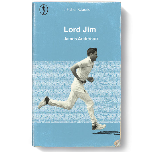 Unframed James Anderson artwork ‚ vintage cricket print perfect for home or office decor