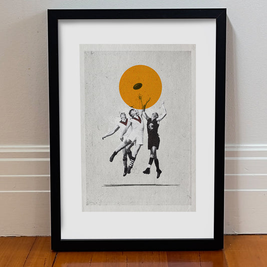 Reach – framed artwork print from Sporting Life series | Fisher Classics