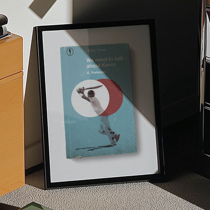 Kevin Pietersen cricket print styled inside a cool man cave space