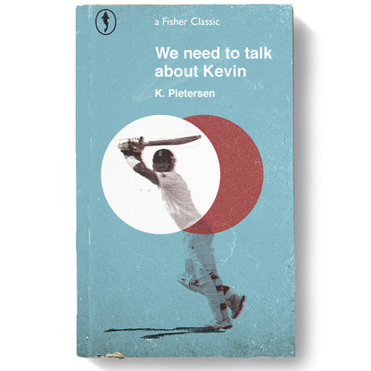 Unframed Kevin Pietersen artwork – vintage cricket print for home or office walls