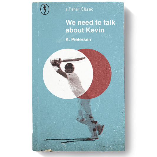 Unframed Kevin Pietersen artwork – vintage cricket print for home or office walls