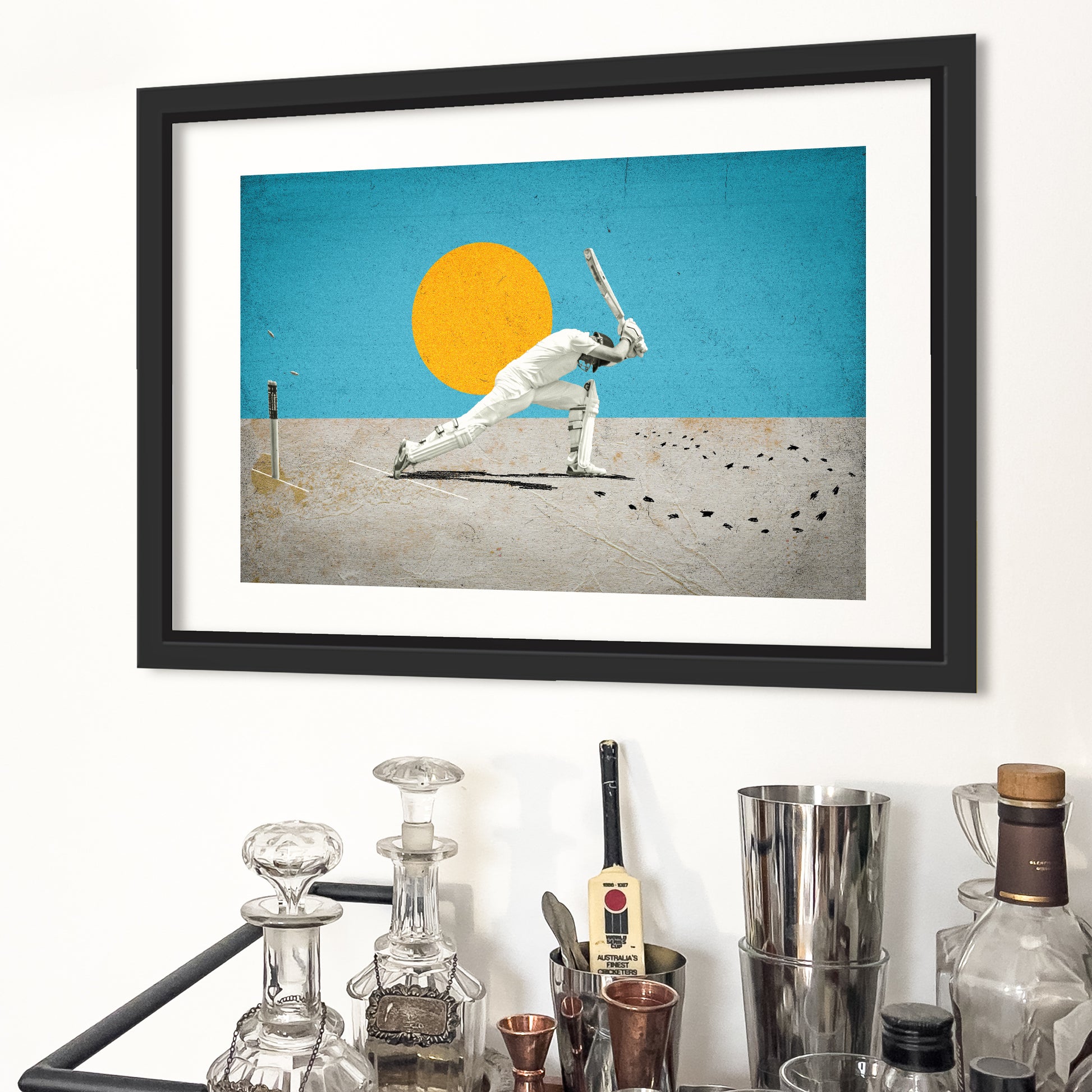 Willowman framed artwork – designed for contemporary man cave interiors